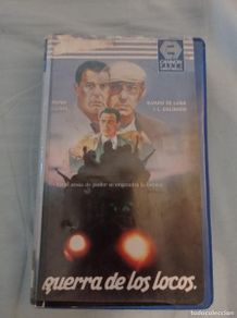 Cine: VHS - GUERRA DE LOS LOCOS - ÁLVARO DE LUNA, J.M. CERVINO, J.L .GALIARDO, PEP MUNNÉ - 1987